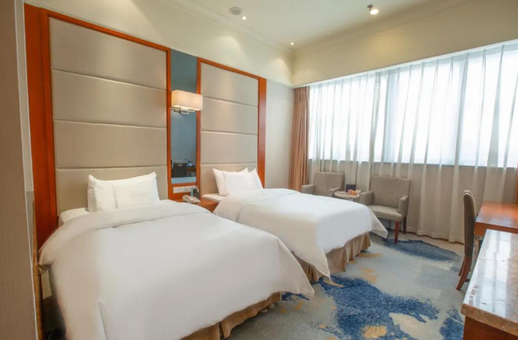 Linyi Blue Horizon Intenational Hotel Exterior foto