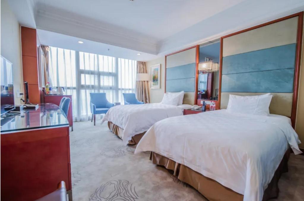 Linyi Blue Horizon Intenational Hotel Exterior foto
